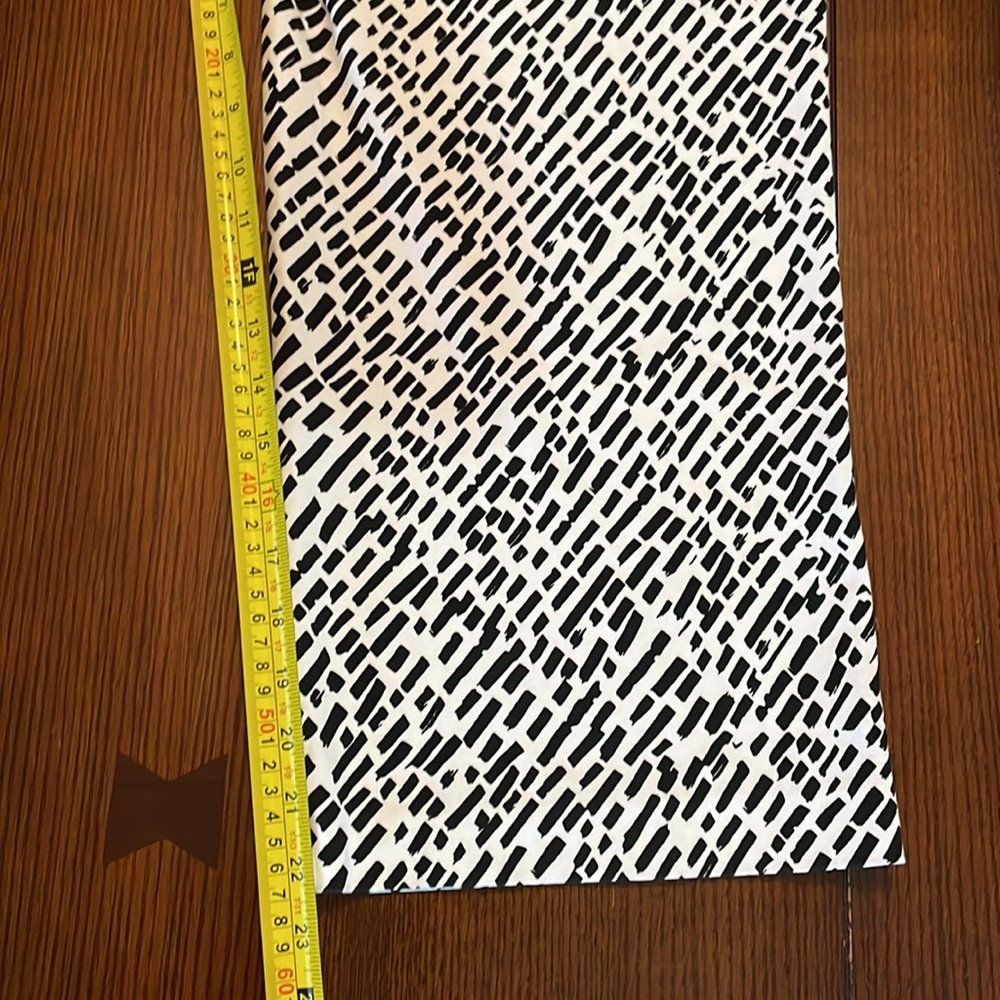 Lisette L Montreal pants sz 14 Pull-on, Stretchy Soft, Cropped, White & black - Picture 7 of 8